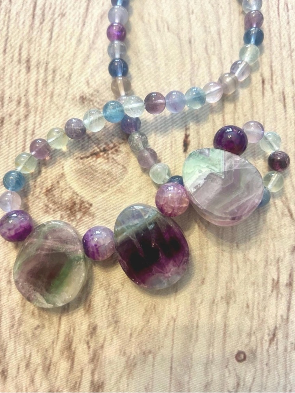 Labradorite Gemstone Beaded Necklace
